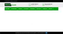 Desktop Screenshot of bqs-gmbh.de